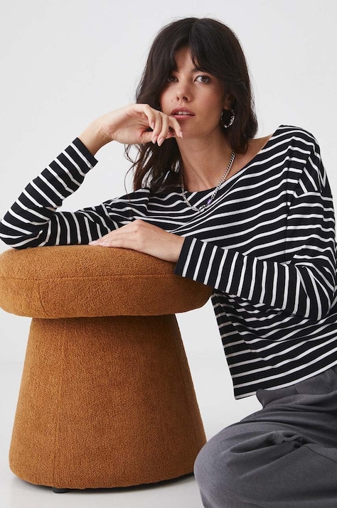 Лонгслів Medicine жіночий колір чорний