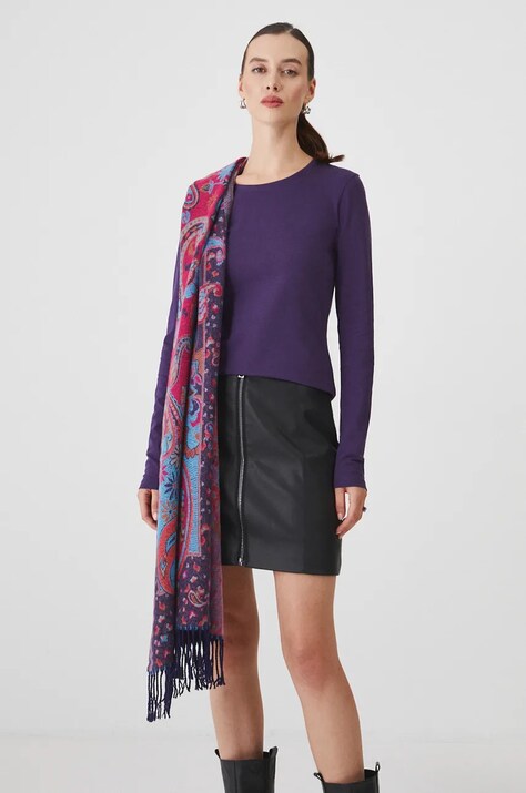 Medicine longsleeve culoarea violet