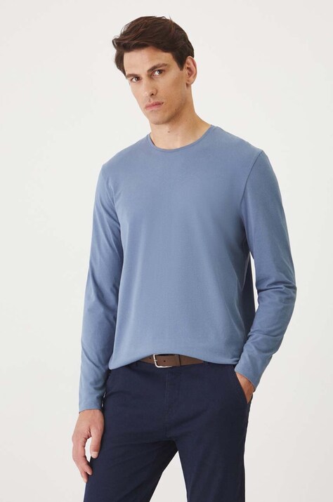 Блуза с дълги ръкави Medicine в синьо с изчистен дизайн