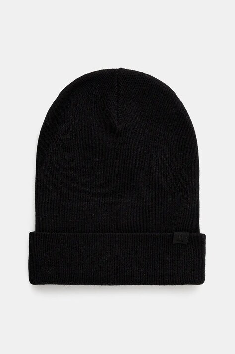 Czapka męska beanie z wiskozą  kolor czarny