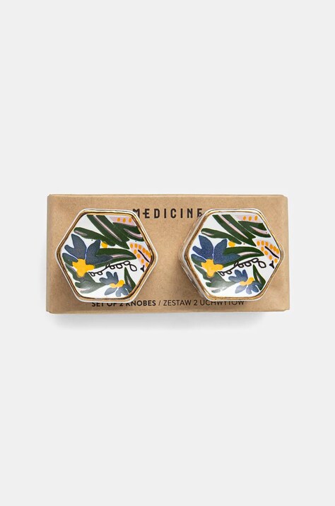 Uchwyt do mebli  gliniany (2-pack) kolor multicolor