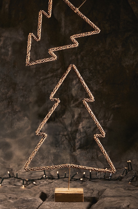 Vánoční dekorace hnědá barva