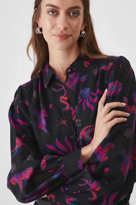 Srajca Medicine ženska, črna barva