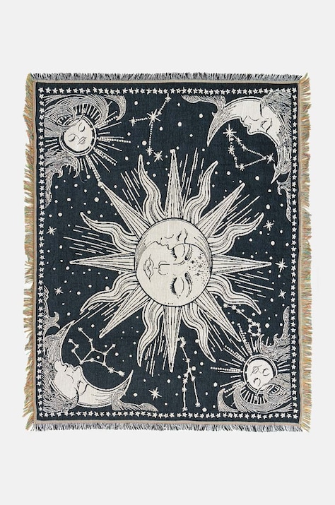 Koc żakardowy wzorzysty 160 x 130 cm kolor multicolor