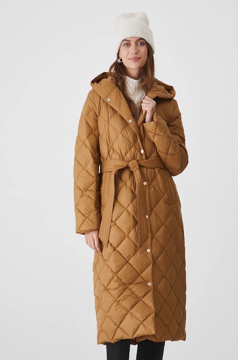 Kaput s paperjem Medicine za žene, boja: bež, za zimu