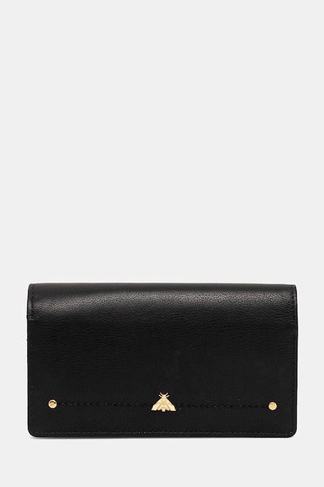 Medicine portfel skórzany kolor czarny