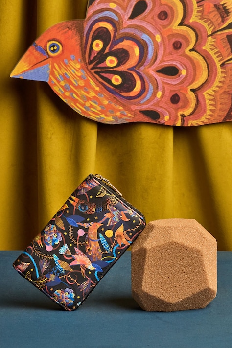 Portfel damski z kolekcji Karolina Matyjaszkowicz x Medicine kolor multicolor