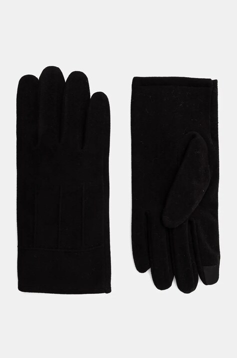 Medicine rękawiczki męskie kolor czarny