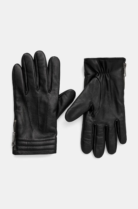 Шкіряні рукавички Medicine чоловічі колір чорний