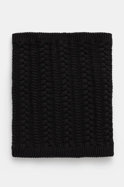 Medicine fular impletit barbati, culoarea negru, neted
