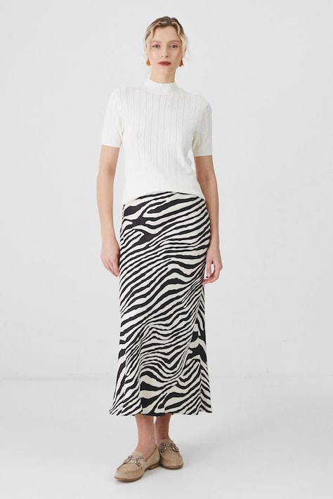 Spódnica damska maxi z wiskozy kolor multicolor