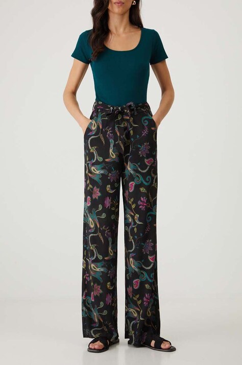 Medicine pantaloni donna colore nero