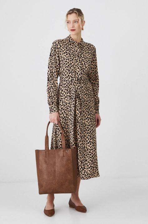 Рокля Medicine среднодълга разкроена