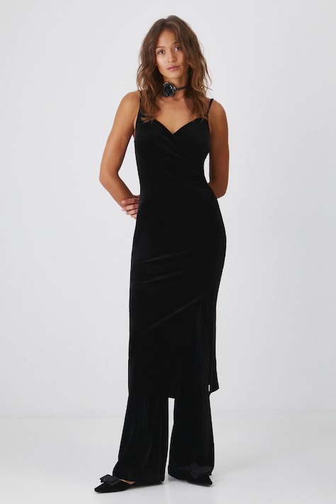 Šaty Medicine černá barva, midi