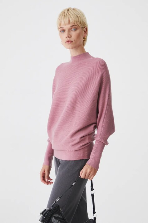 Πουλόβερ Medicine χρώμα: ροζ