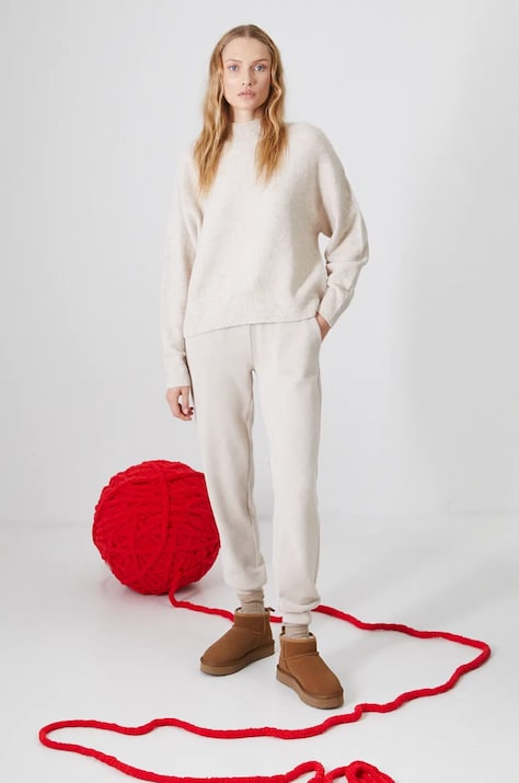Medicine maglione in misto lana donna colore beige