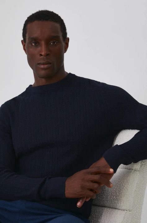 Svetr Medicine pánský, tmavomodrá barva