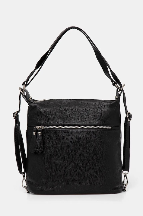 Δερμάτινη τσάντα Medicine χρώμα: μαύρο