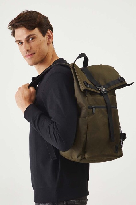 Batoh pánský jednobarevný zelená barva