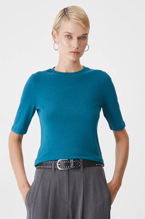 Medicine tricou femei, culoarea verde