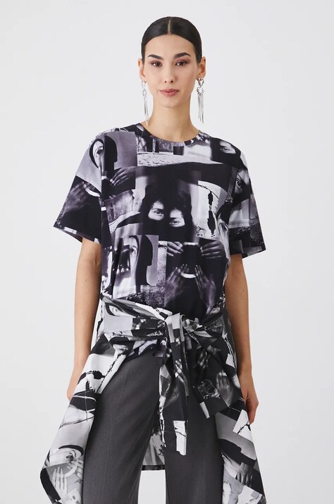 Μπλουζάκι Medicine χρώμα: μαύρο