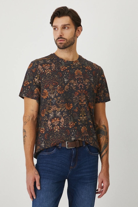 Bombažna kratka majica Medicine moška, zelena barva