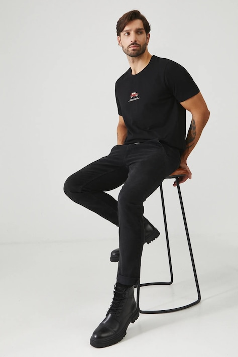 Medicine t-shirt męski kolor czarny z nadrukiem