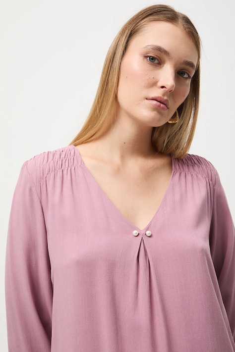 Medicine bluzka damska kolor różowy gładka