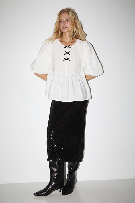 Medicine bluzka damska kolor beżowy gładka