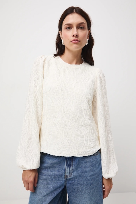 Medicine longsleeve culoarea bej