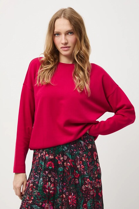 Medicine longsleeve damski kolor czerwony