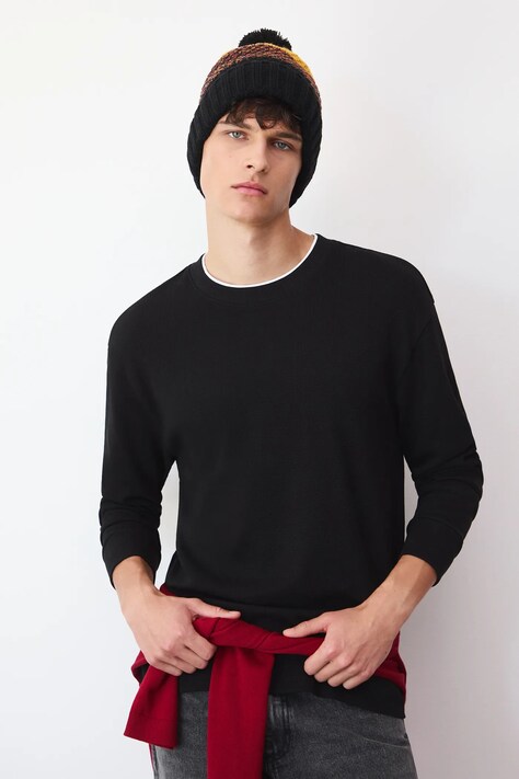 Čiapka čiapka s bambuľou viac farieb RW25-CDM802