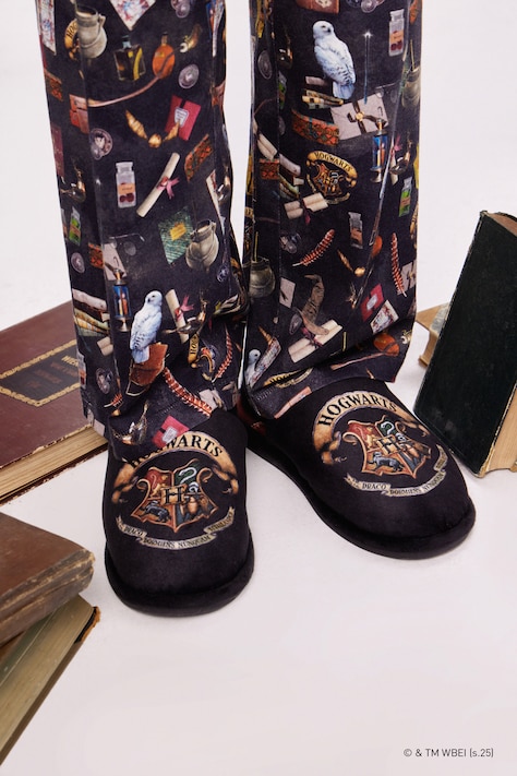 Papuče z kolekcie Harry Potter čierna farba RW25-KAM800