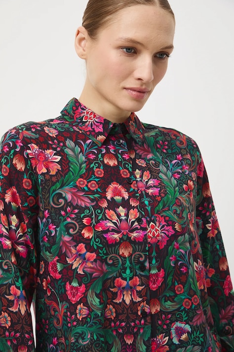 Medicine koszula damska kolor multicolor regular z kołnierzykiem klasycznym