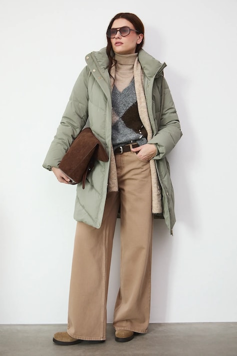 Medicine płaszcz damski kolor zielony