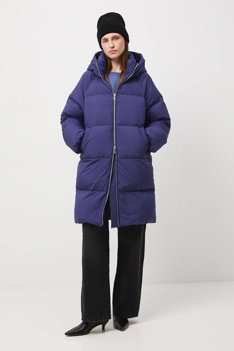 Medicine płaszcz puchowy kolor fioletowy