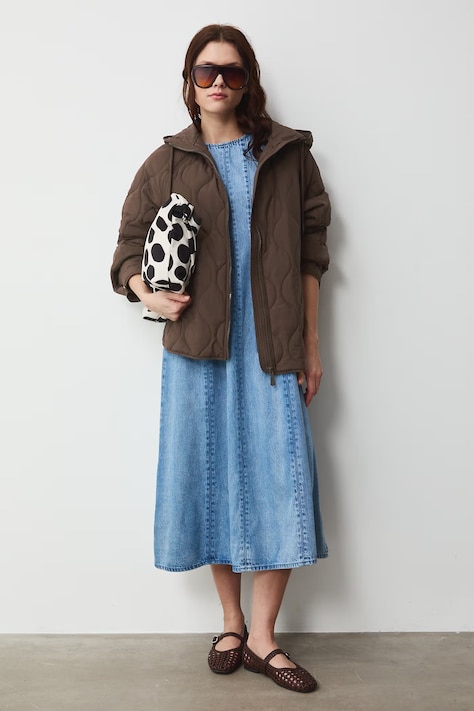 Medicine стьобана куртка жіноча коричнева