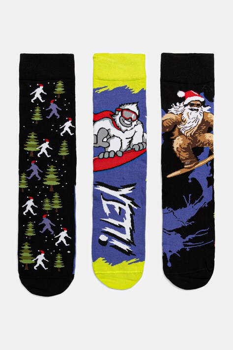 Medicine skarpetki bawełniane 3-pack kolor multicolor