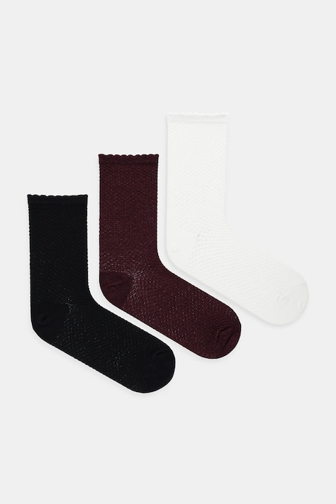 Bavlnené ponožky s textúrou (3-pack) viac farieb RW25-LGD605