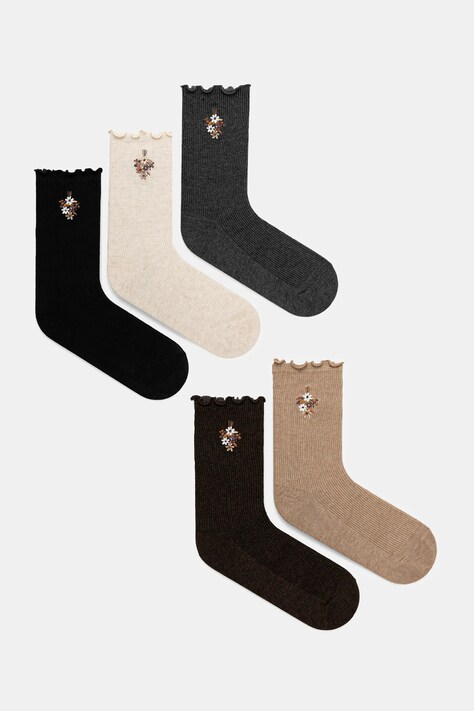 Medicine skarpetki bawełniane 5-pack kolor multicolor