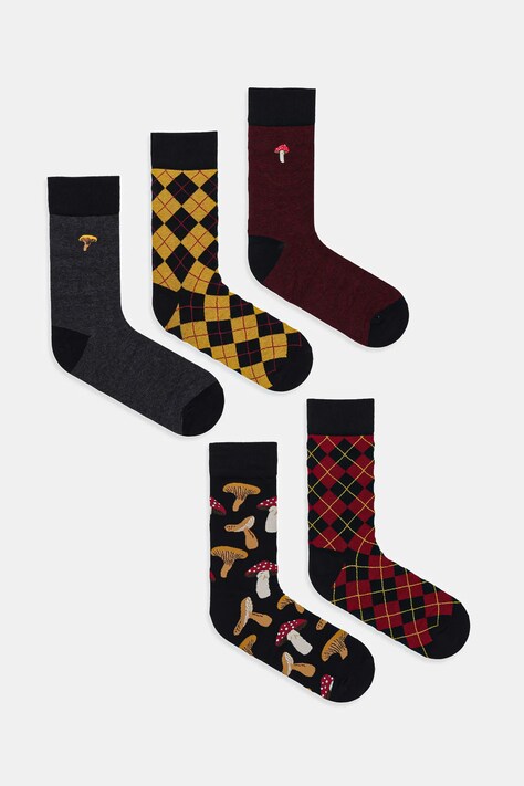 Medicine skarpetki bawełniane 5-pack kolor multicolor
