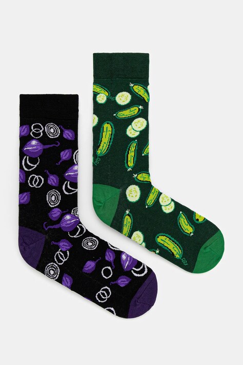 Medicine skarpetki bawełniane 2-pack kolor multicolor