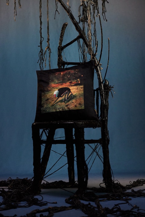 Okrasna prevleka za vzglavnik Medicine črna barva