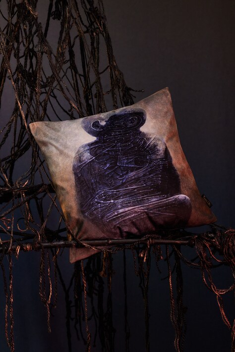 Ukrasna jastučnica Medicine boja: siva