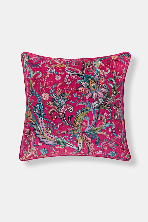 Poszewka dekoracyjna na poduszkę wzorzysta 45 x 45 cm kolor różowy RW25-PSUB00