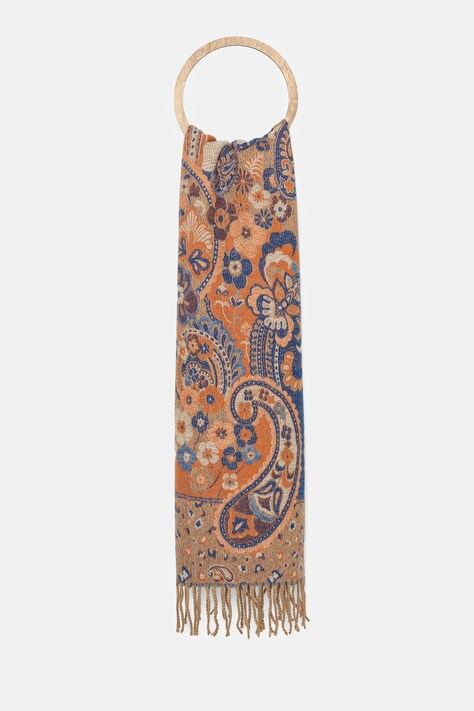 Szal damski żakardowy wzorzysty kolor multicolor RW25-SAD609