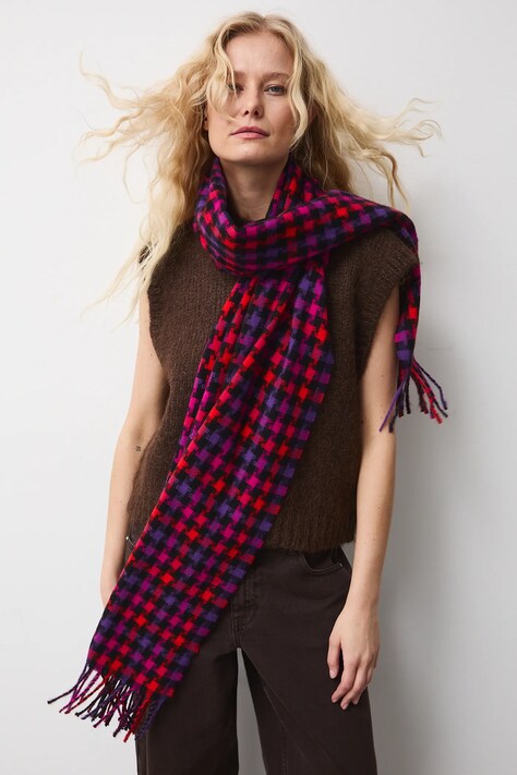 Šál Medicine viac farieb, vzorovaná