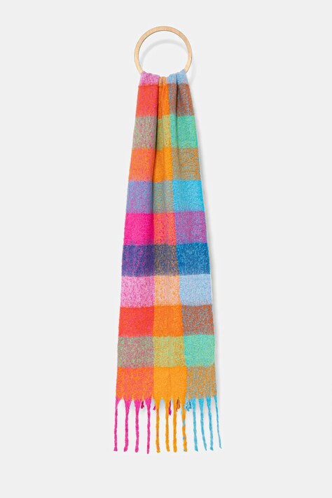 Szal damski w kratę kolor multicolor RW25-SAD726