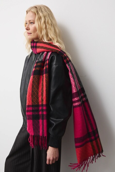 Šál Medicine viac farieb, vzorovaná