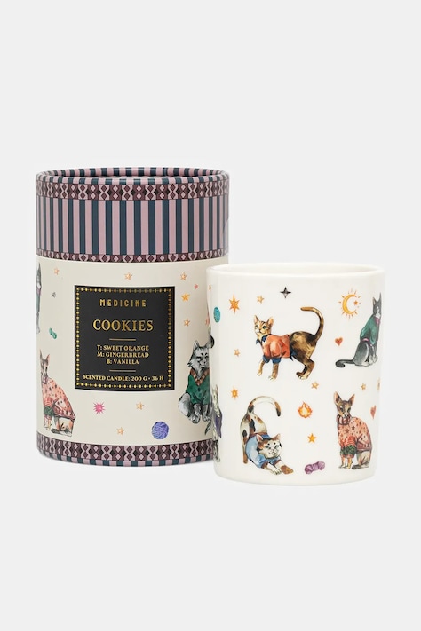 Świeca zapachowa Cookies kolor beżowy RW25-SCU804